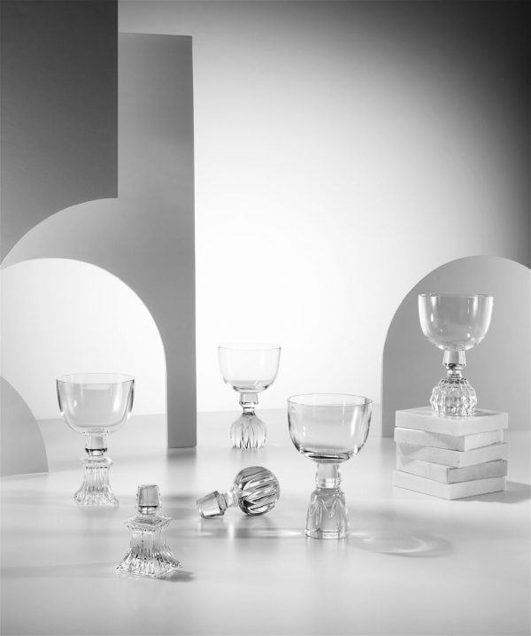 Lee Broom vyno taurė „Half Cut Square“