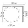 Flos sieninis šviestuvas „IC C/W2“