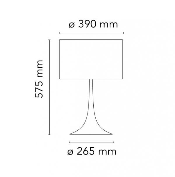 Flos stalinis šviestuvas „Spun Light T1“