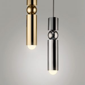 Lee Broom pakabinamas šviestuvas „Fulcrum Light Brass“