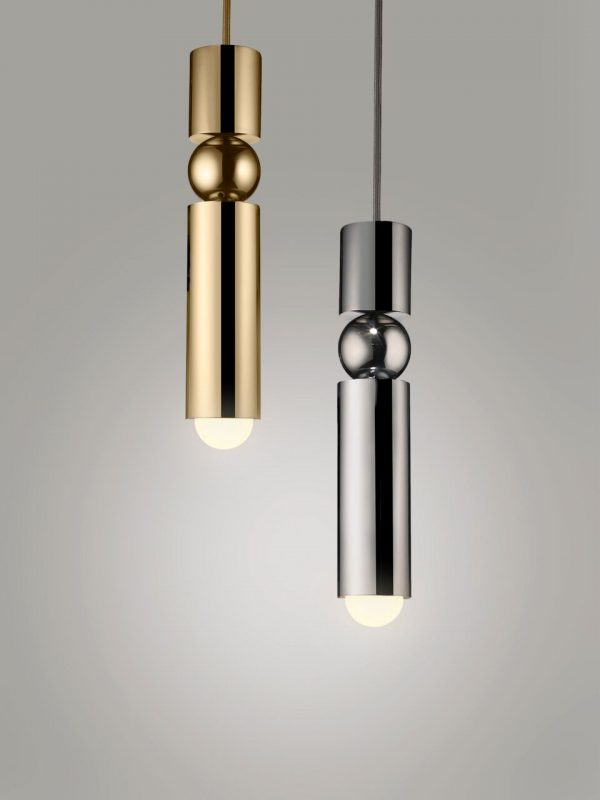 Lee Broom pakabinamas šviestuvas „Fulcrum Light Brass“