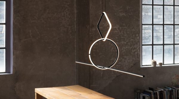 Flos pakabinamas modulinis šviestuvas „Arrangement Square Small“