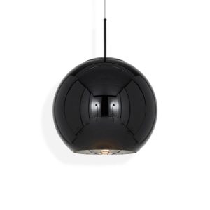 Tom Dixon pakabinamas šviestuvas „Copper Round Black“