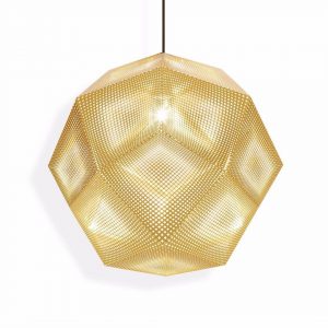 Tom Dixon pakabinamas šviestuvas „Etch Brass“ 50cm