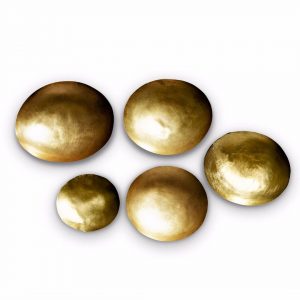 Tom Dixon didelių žalvarinių indų rinkinys „Form“