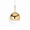 Tom Dixon pakabinamas šviestuvas „Mirror Ball Gold“