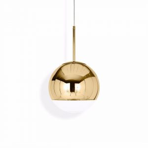 Tom Dixon pakabinamas šviestuvas „Mirror Ball Gold“