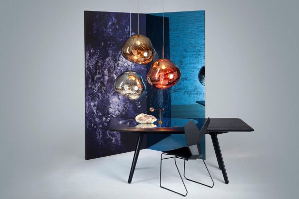 Tom Dixon pakabinamas šviestuvas „Melt Chrome“ 50cm