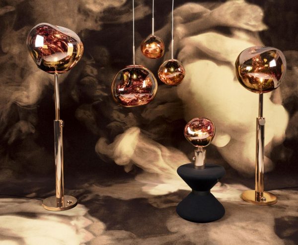 Tom Dixon pakabinamas šviestuvas „Melt Mini Gold“