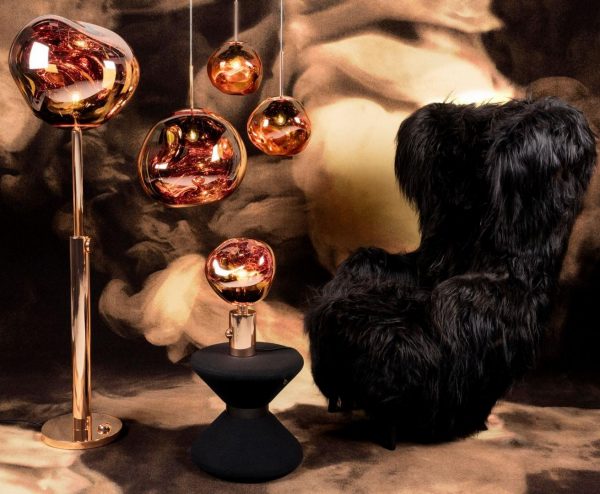 Tom Dixon pakabinamas šviestuvas „Melt Mini Copper“