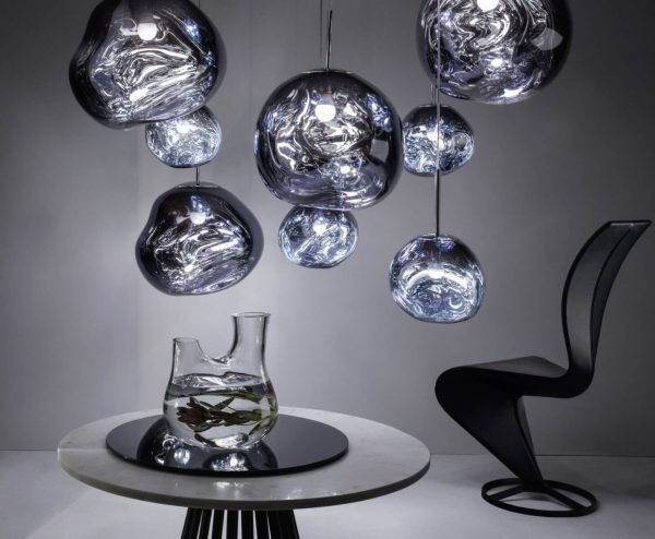 Tom Dixon pakabinamas šviestuvas „Melt Smoke“ 50cm