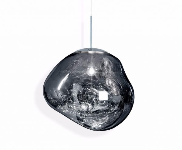 Tom Dixon pakabinamas šviestuvas „Melt Chrome“ 50cm