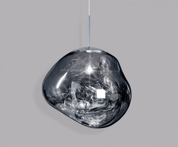 Tom Dixon pakabinamas šviestuvas „Melt Chrome“ 50cm