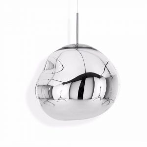 Tom Dixon pakabinamas šviestuvas „Melt Chrome“ 50cm