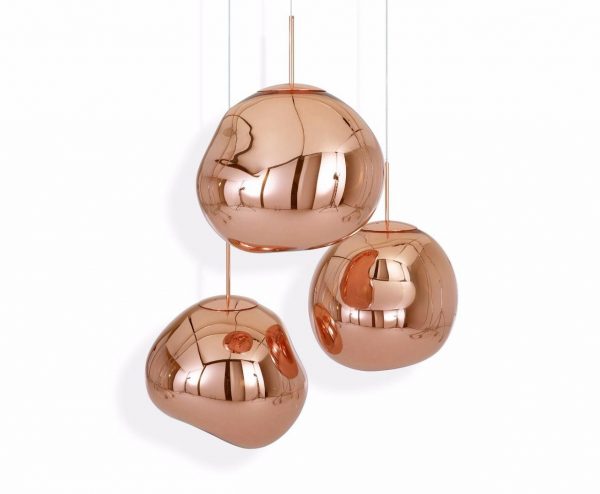 Tom Dixon pakabinamas šviestuvas „Melt Mini Copper“