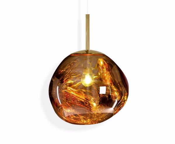 Tom Dixon pakabinamas šviestuvas „Melt Mini Gold“