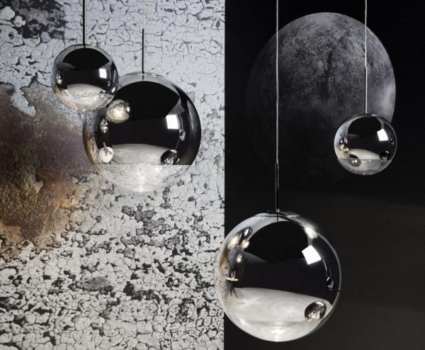 Tom Dixon pakabinamas šviestuvas „Mirror Ball Chrome“