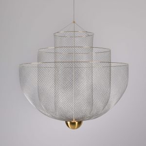 Moooi pakabinamas šviestuvas „Meshmatics Chandelier“