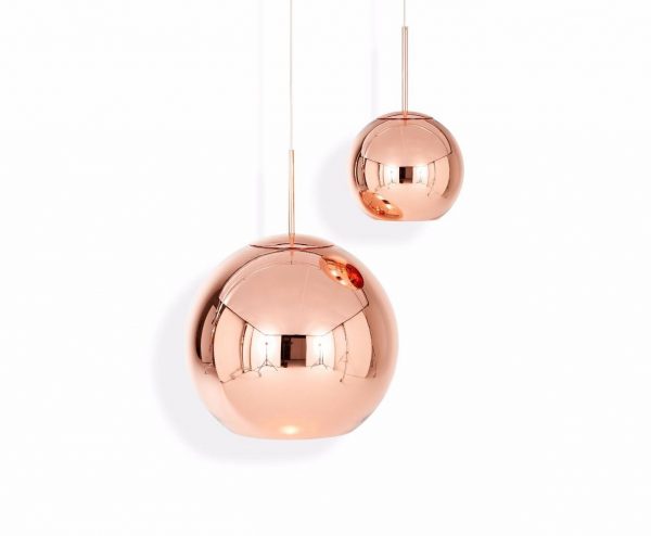 Tom Dixon pakabinamas šviestuvas „Copper Round“