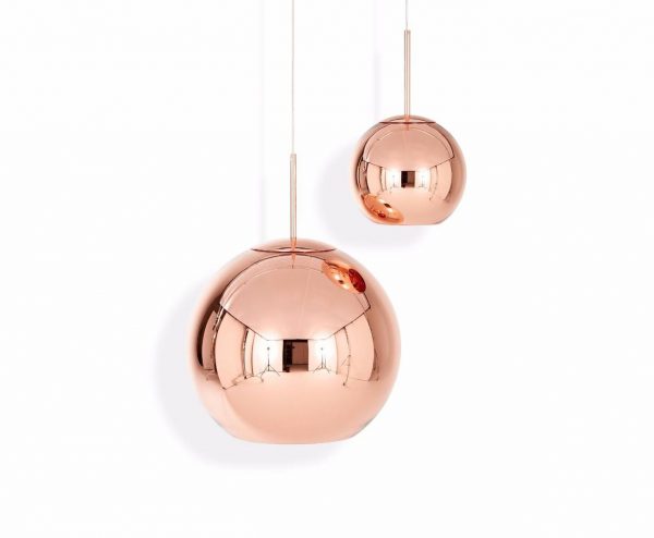 Tom Dixon pakabinamas šviestuvas „Copper Round“