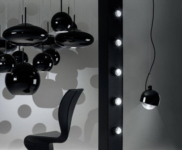 Tom Dixon sieninis šviestuvas „Spot Obround Black“ IP44