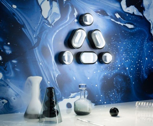 Tom Dixon sieninis šviestuvas „Spot Obround Black“ IP44